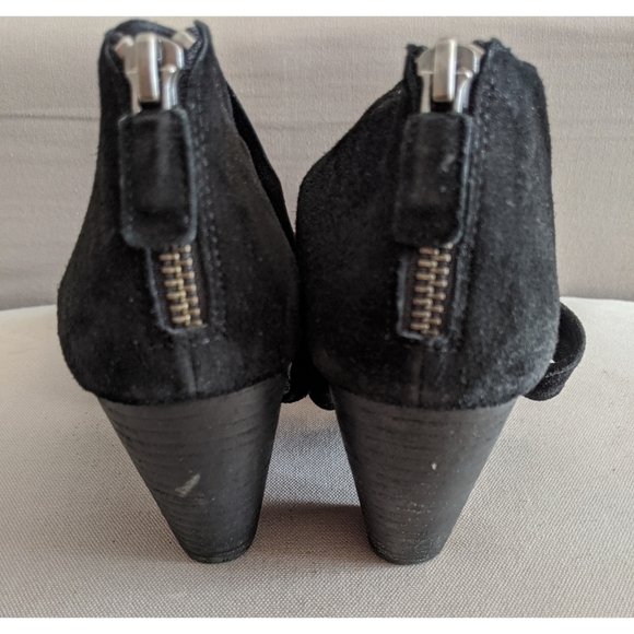 Eileen Fisher Mary Knotted Cutout Black Suede Pump - Picture 7 of 10